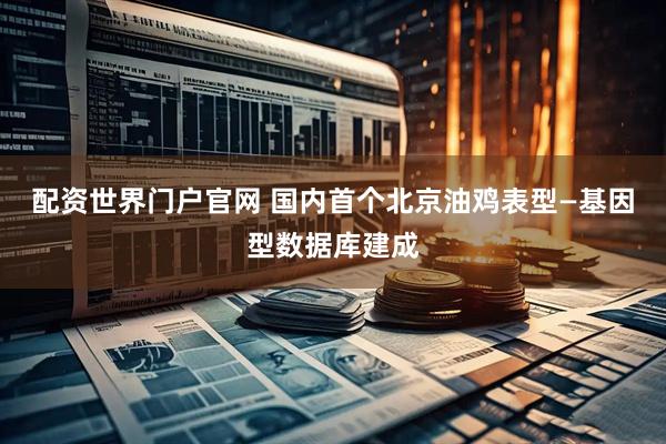 配资世界门户官网 国内首个北京油鸡表型—基因型数据库建成